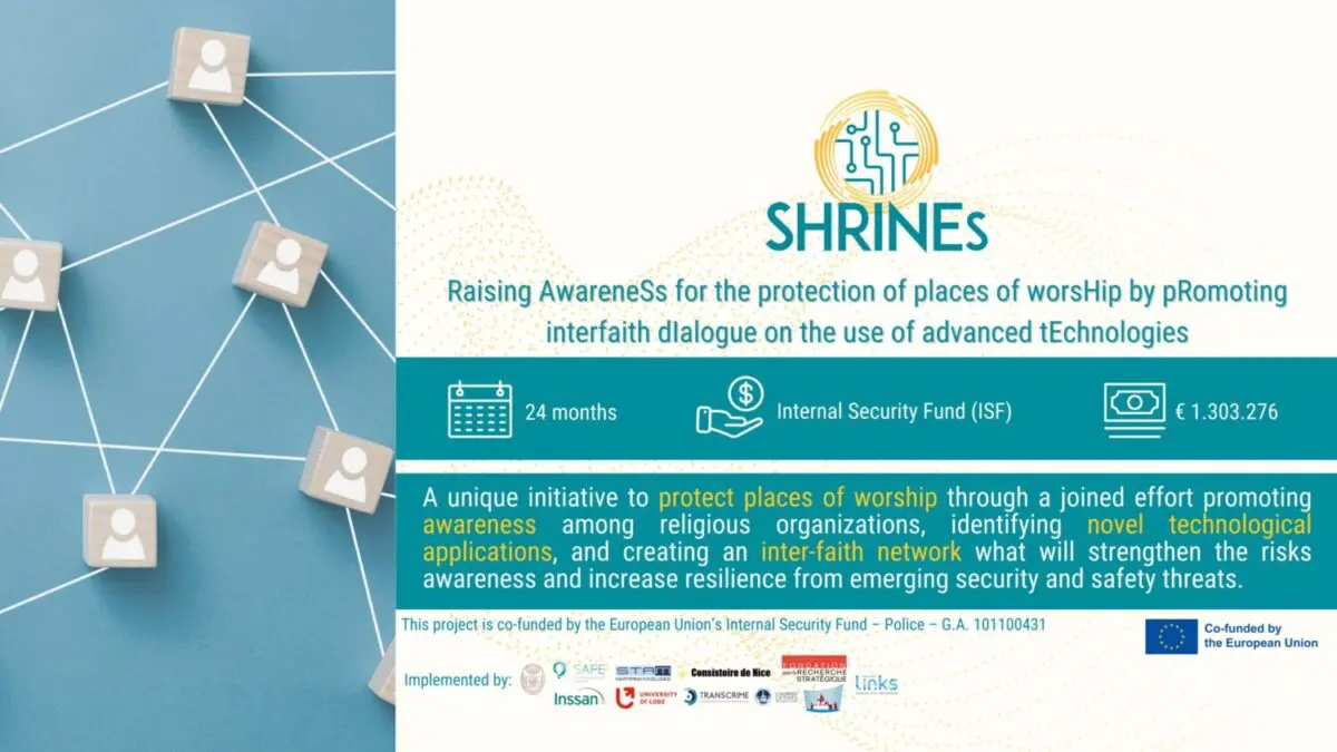SHRINES, a new consortium is born to increase security in places of worship