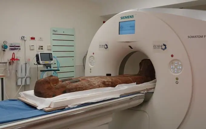 Scientists study sarcophagi from Ancient Egypt with computed tomography