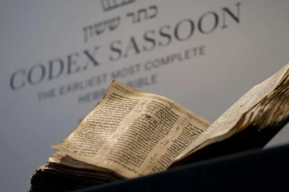 The oldest Hebrew Bible in the world sold for a record 38.1 million dollars