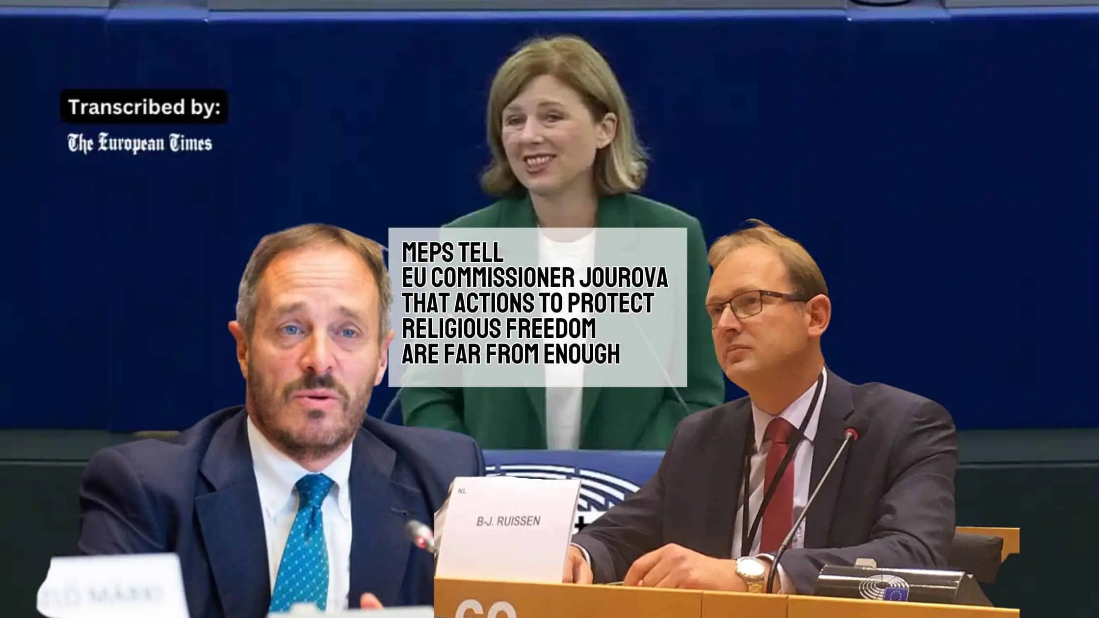 MEPs tell EU Commissioner Věra Jourová that actions to protect religious freedom are far from enough