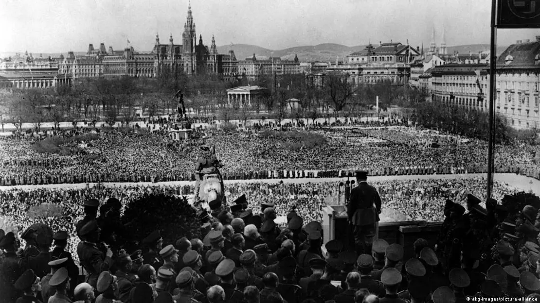 Hitler‘s balcony has become a symbol of the far right in Austria