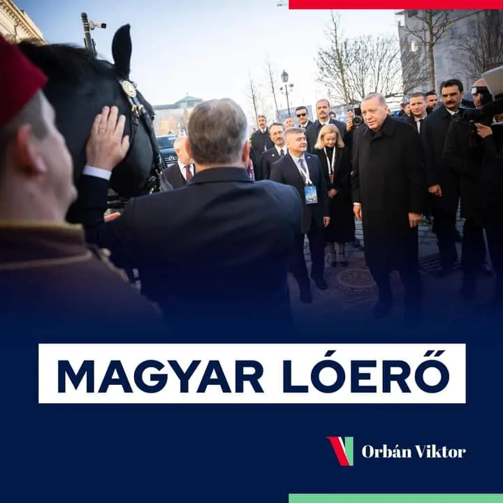 The leaders of Hungary and Turkey exchanged generous gifts