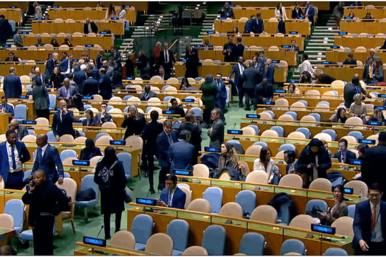 UN General Assembly votes by large majority for immediate humanitarian ceasefire during emergency session