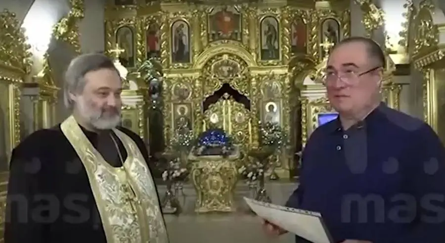 A nightclub owner donated holy relics to a temple in Moscow