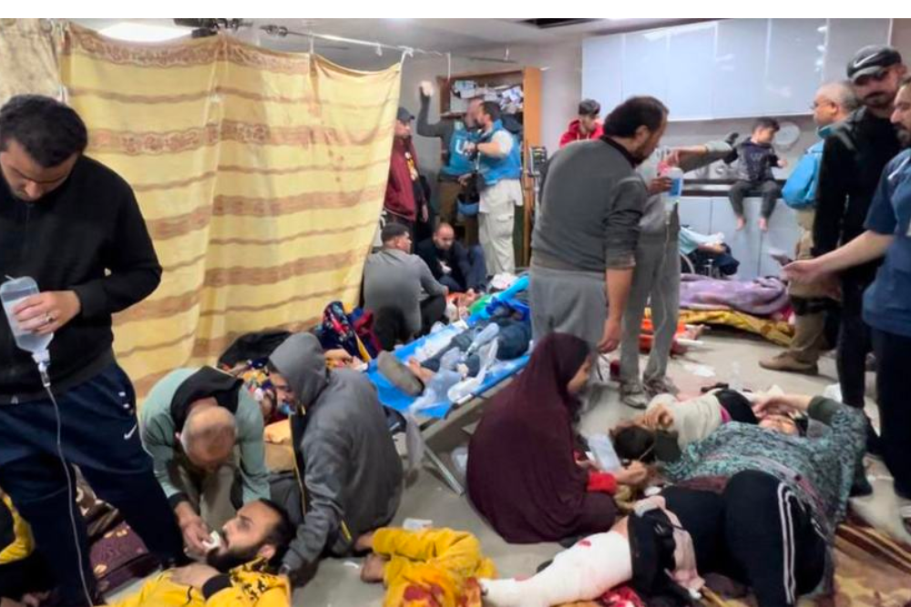 Gaza crisis: another hospital facing dire shortages after an evacuation order, warns WHO