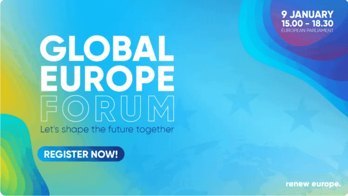 Renew Europe Hosts Pivotal Forum on Global Crises at European Parliament Today