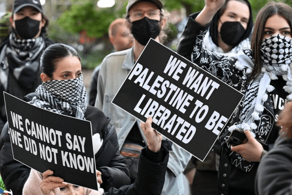 Amid campus crackdowns, Gaza war triggers freedom of expression crisis