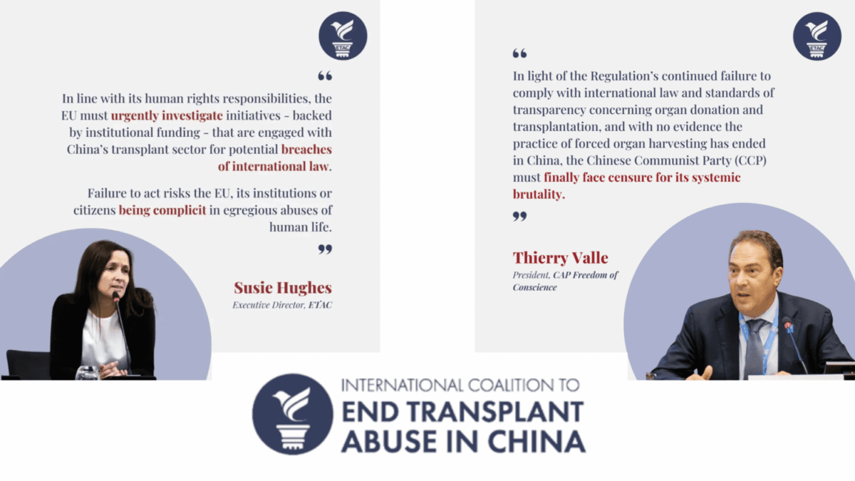 End EU ‘complicity’ in China organ abuse, say rights groups