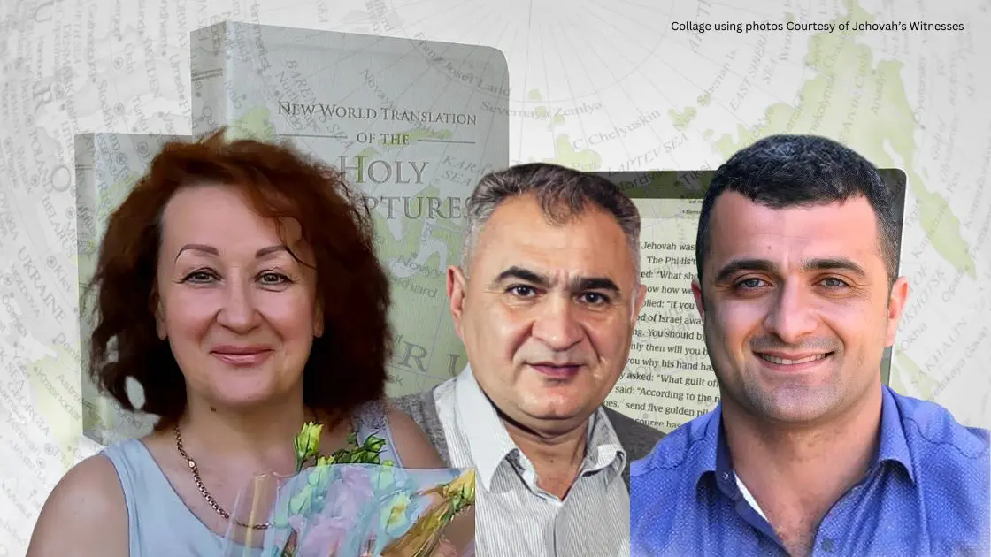 Russia – Three Jehovah’s Witnesses sentenced to 78, 74 and 27 months in prison