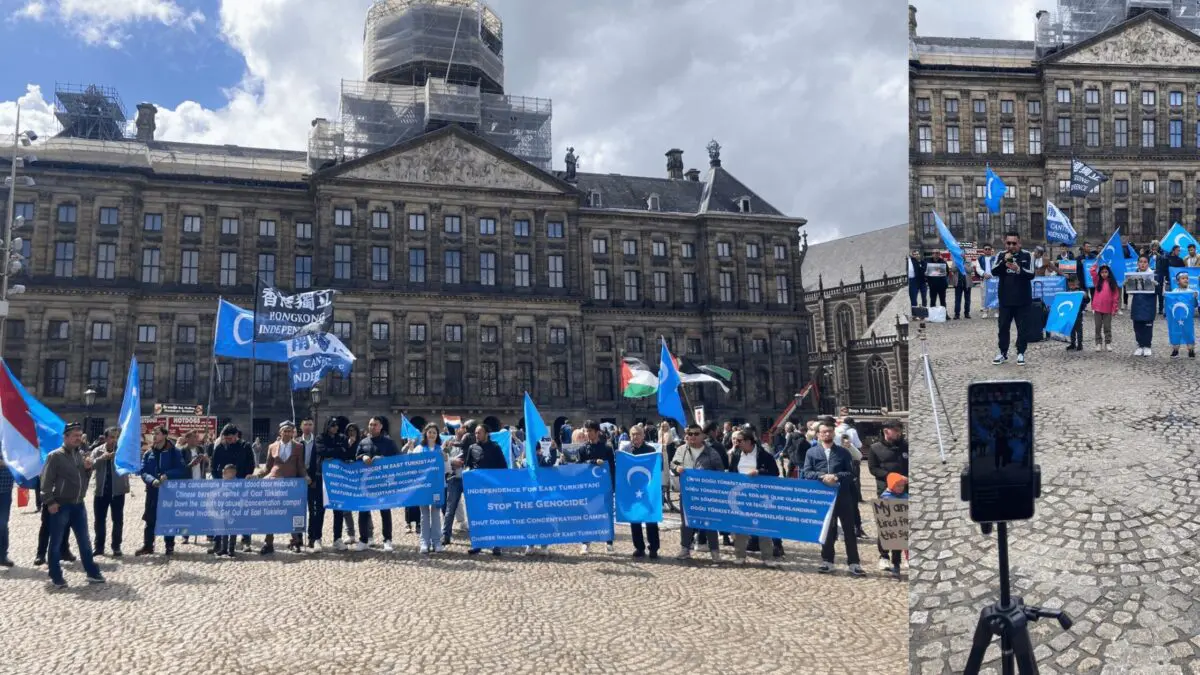 Uyghur Community and Supporters Rally in Amsterdam to Commemorate Urumqi Massacre