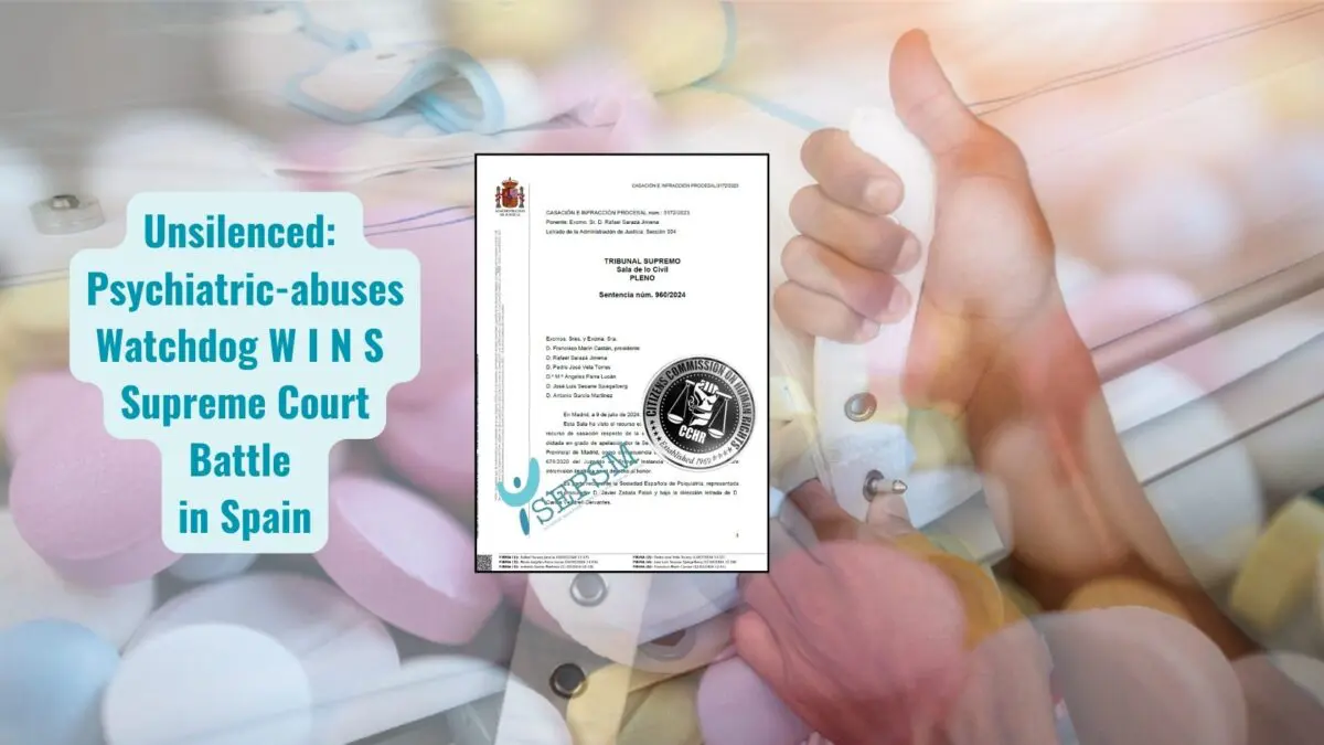 Unsilenced: Psychiatric-abuses Watchdog Wins Supreme Court Battle in Spain