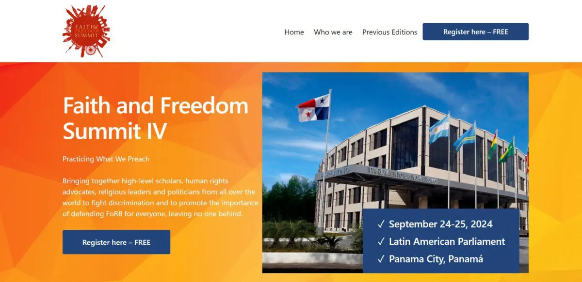 Global Leaders to Convene in Panama for Faith and Freedom Summit IV