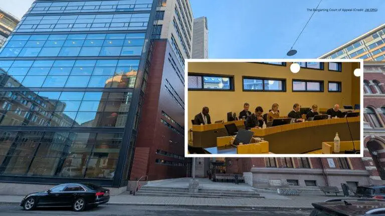 Deregistration attempt of Jehovah’s Witnesses in Norway declared invalid by the Court of Appeal