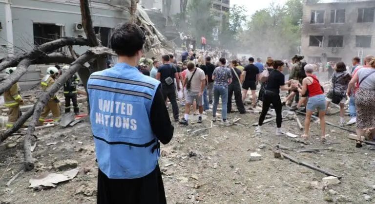 Outrage as Russian overnight attacks on Ukraine cities kill at least nine civilians