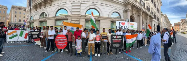 Indian Diaspora in Italy Condemns Pahalgam Attack, Rallies in Rome Against Terrorism