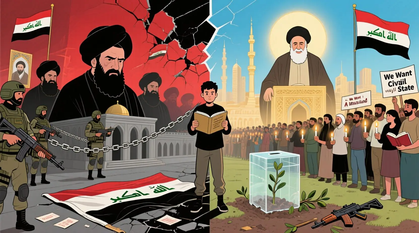 Liberal Shiism and radical-orthodox Shiism in Iraq: two opposing visions for the future