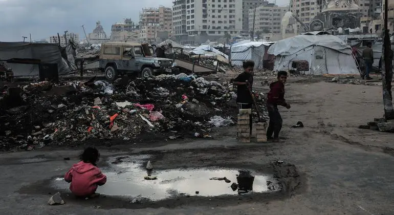 Winter storms upended thousands in Gaza