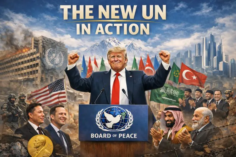 Trump’s subliminal message in Davos “I am the UN, the new UN in action”