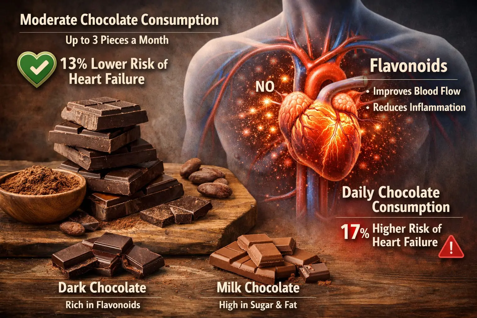 US scientists sensational: dark chocolate is the healthiest