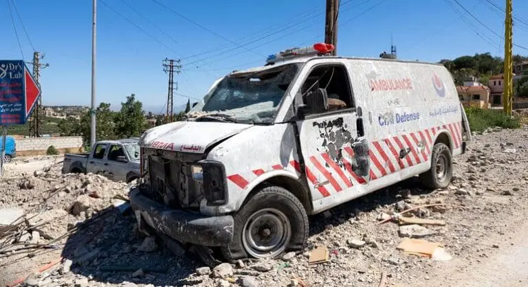 Flak jackets and final goodbyes: Lebanon’s first responders under fire