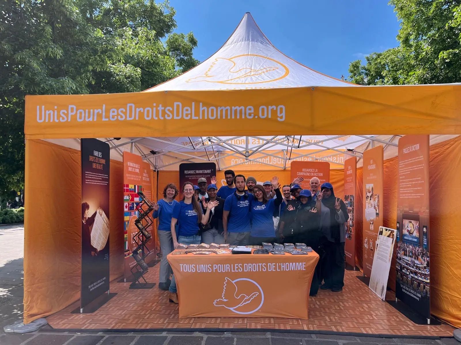 Paris Human Rights Mobile Exhibit Brings Civic Education to a Busy Public Space