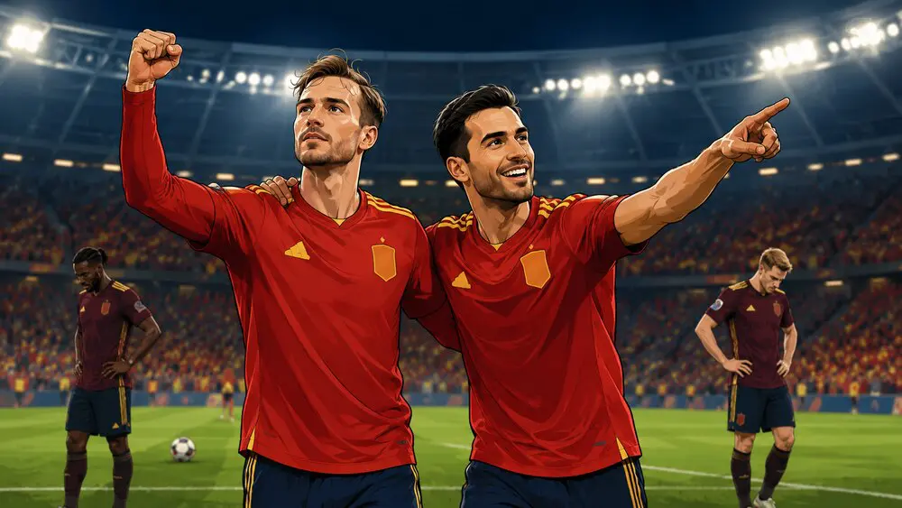 Spain Keep Their Nerve as Belgium Exit