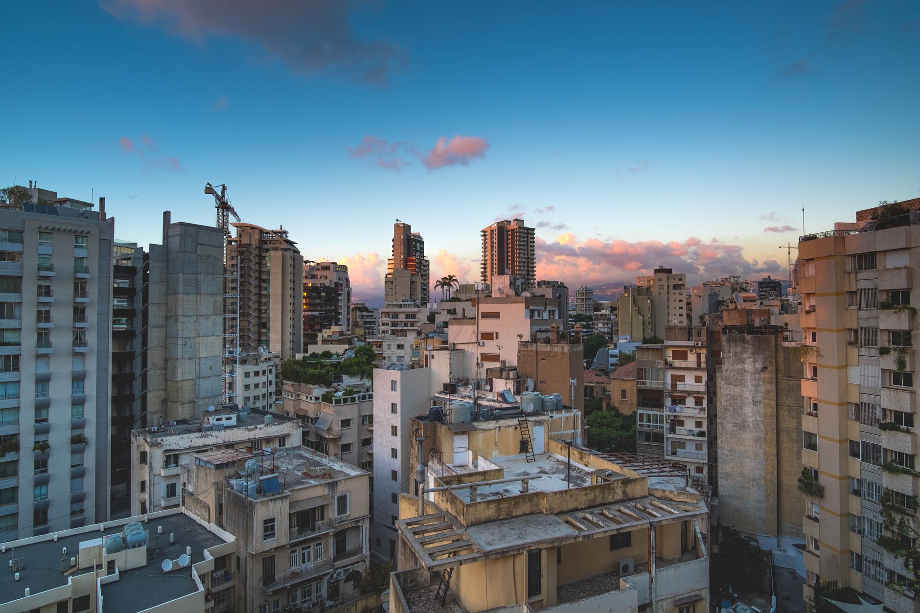 photo of buildings during dawn