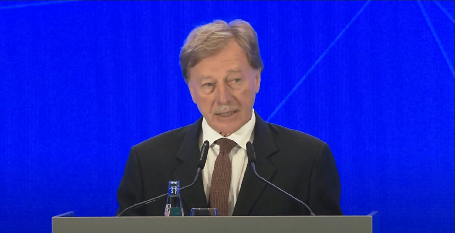 Yves Mersch from a video