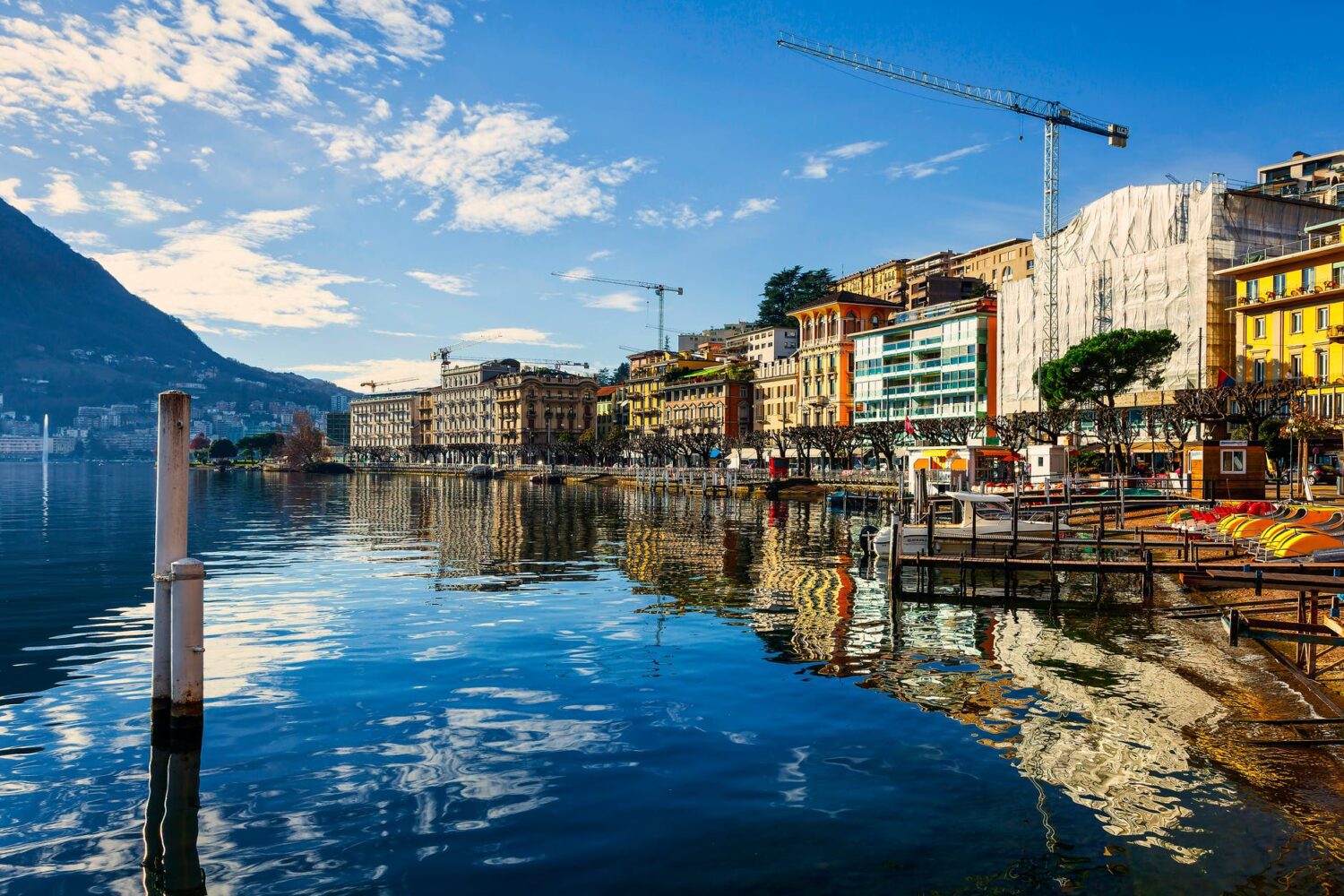 body of water and town