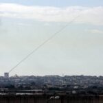 A_rocket_fired_from_a_civilian_area_in_Gaza_towards_civilian_areas_in_Southern_Israel