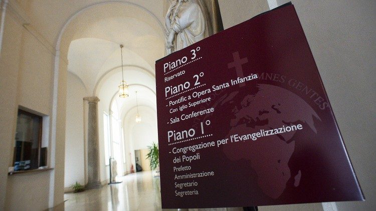 The Congregation for the Evangelization of Peoples - Dicastery entrance hall