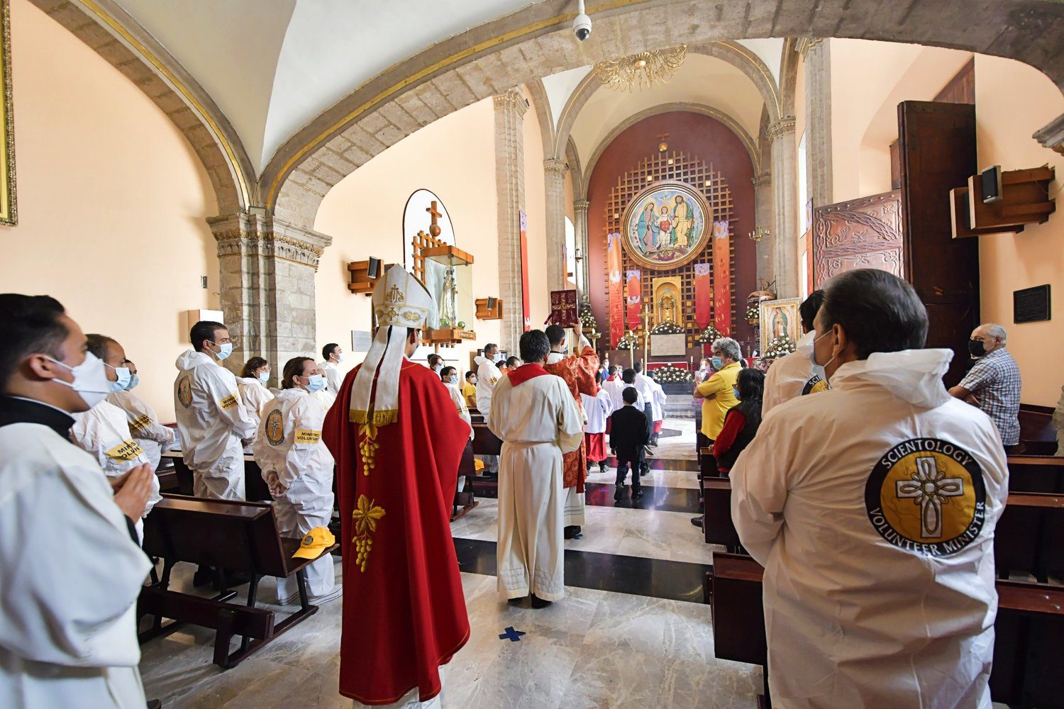 Catholic Church mass honouring Scientology