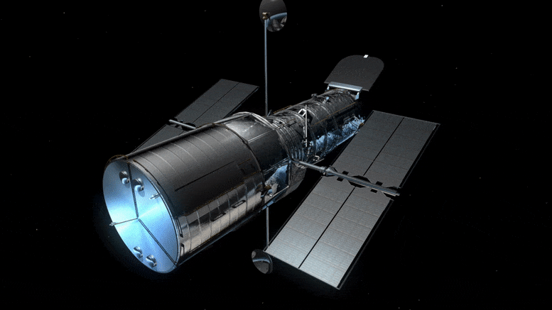 Hubble-Weltraumteleskop im Inneren