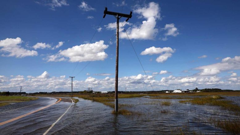 «Неприятное» наводнение во время прилива в Вирджинии