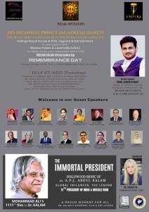mission kalam remembrance day 2 Madam Suvarna Pappu defined RIP as “Returning as the Immortal President” for Dr. APJ Abdul Kalam, Hollywood biopic film