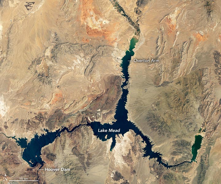 Lake Mead August 2021 Annotated