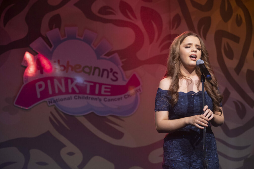 05 19 year old Hannah Roddy a long term supporter of Aoibheanns Pink Tie A 16-year-old Singer-Songwriter and Activist from Ireland Inspires Live Concert to Raise Funds in Aid of Children Cancer Charity