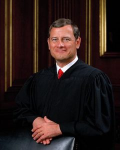 Le juge en chef John G. Roberts, Jr.