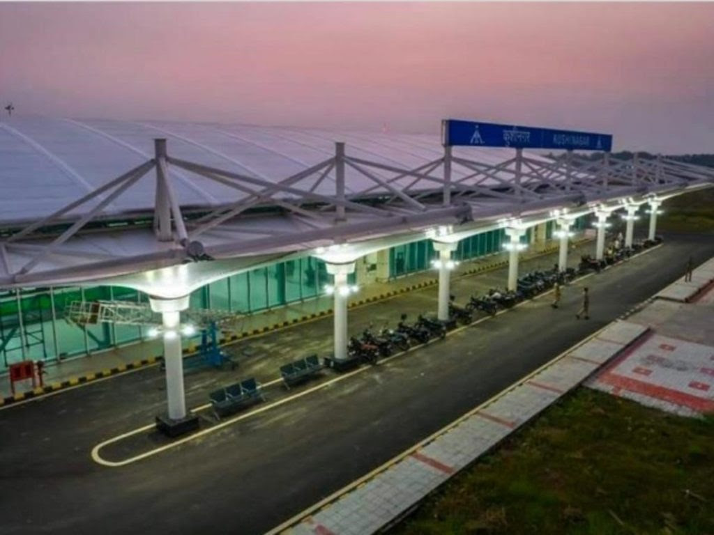 Mezinárodní letiště Kushinagar2 From indiatimes com 1024x768 1 Otevření nového mezinárodního letiště v Kushinagaru: ústřední bod buddhistického okruhu v Indii