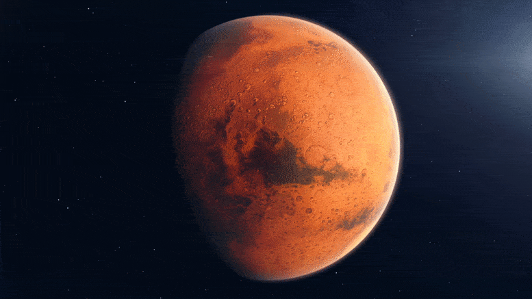 دوران كوكب المريخ