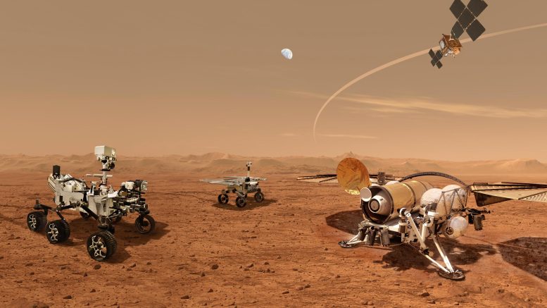 Концепція художника кампанії повернення зразка Марса