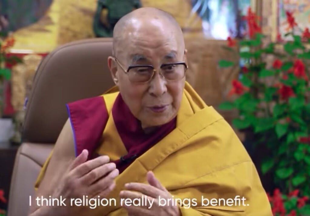 Екранна снимка 2021 10 19 в 10.57.44 ч. 1024x714 1 Негово Светейшество Далай Лама към членовете на 8-ия парламент на световните религии