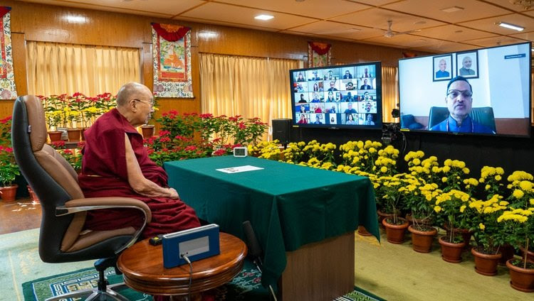 2021 11 17 Dharamsala N06 SA92947 His Holiness the Dalai Lama Speaks on Love and Compassion in the Context of Disaster Management