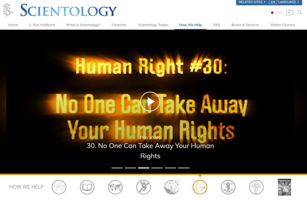 Scientology وحقوق الإنسان