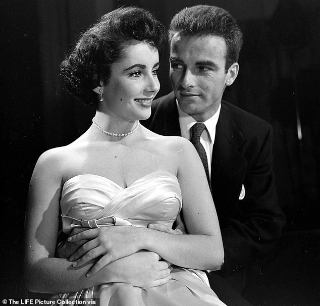 In 1989, Taylor was the subject of the most expensive still photograph ever taken. Pictured: Montgomery Clift and Elizabeth Taylor