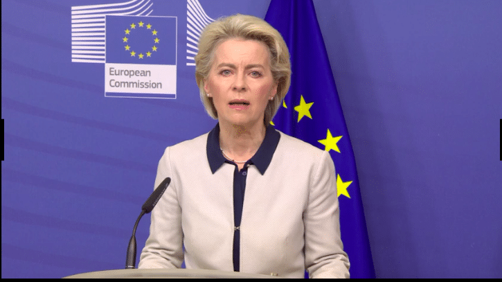European commission President speaking