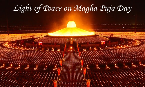 Photo from Dhammakaya.net Theravada Buddhists Celebrate Maghi Purnima