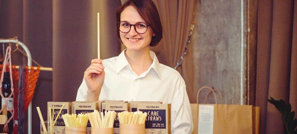Thanks to the project Svidomo Made, consumers in Ukraine learned more about innovative businesses, supporting eco-friendly solutions, such as the production of organic straws made from plants. 