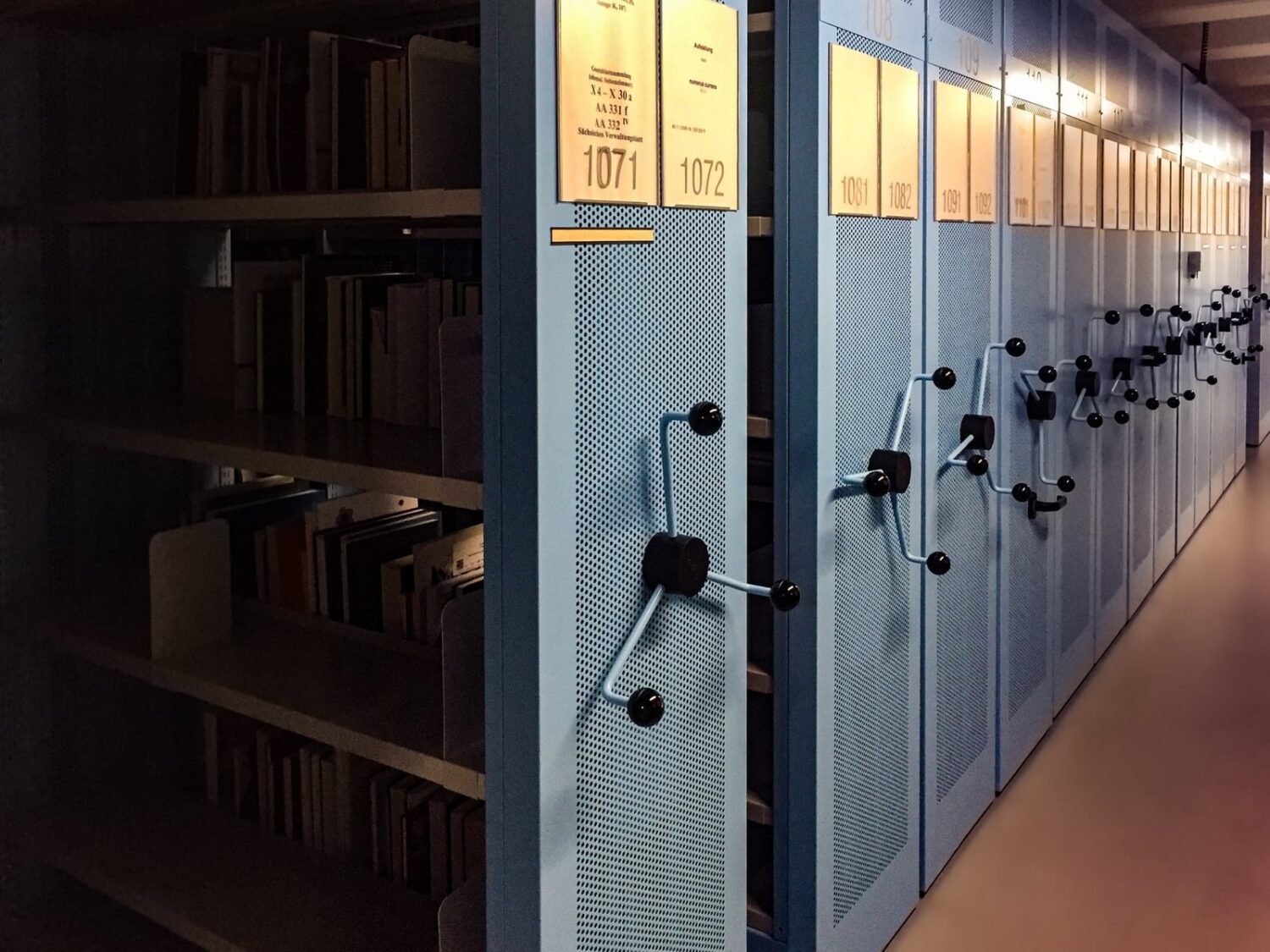 books in shelves in room