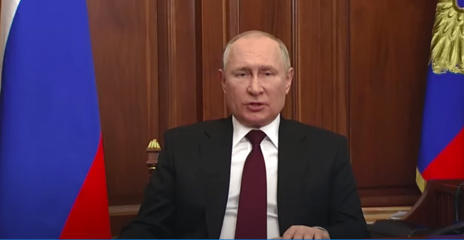 Poutine talar till ryska